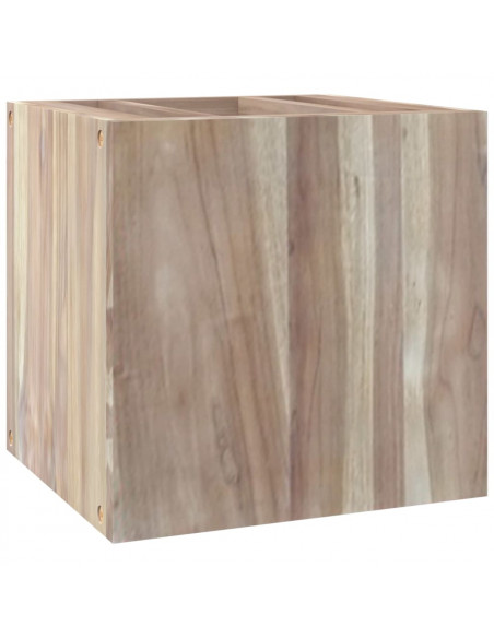 Mobile da Bagno a Parete 41x38x40 cm in Legno Massello di Teak