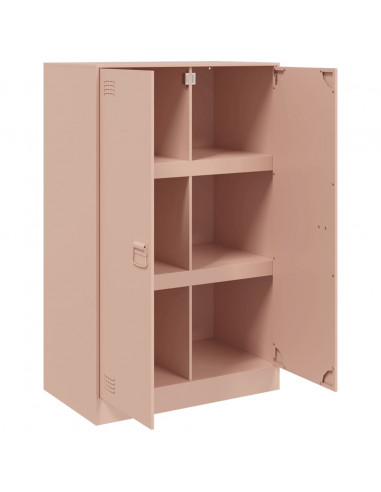 Credenza Rosa 67x39x107 cm in Acciaio