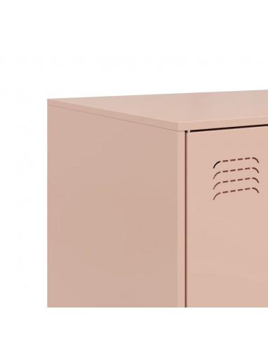 Credenza Rosa 67x39x107 cm in Acciaio