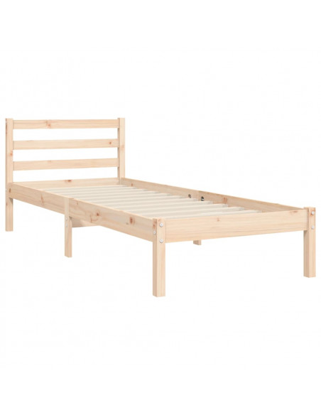 Giroletto con Testiera Single in Legno Massello