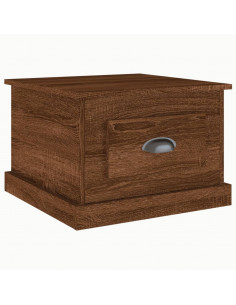 Tavolino da Salotto Rovere Marrone 50x50x35 cm in Multistrato 2