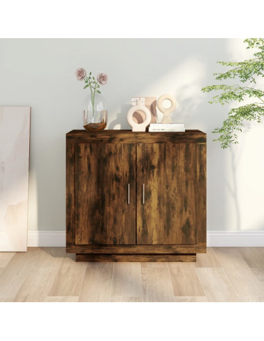 Credenza Rovere Anticato 80x40x75 cm in Legno Multistrato