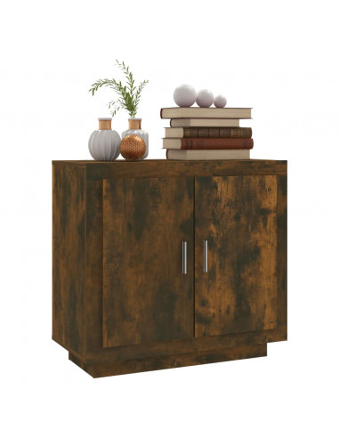 Credenza Rovere Anticato 80x40x75 cm in Legno Multistrato