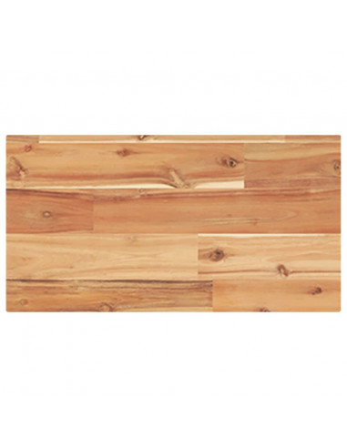 Ripiano a Parete 40x20x2 cm Legno Massello Acacia Rifinito Olio