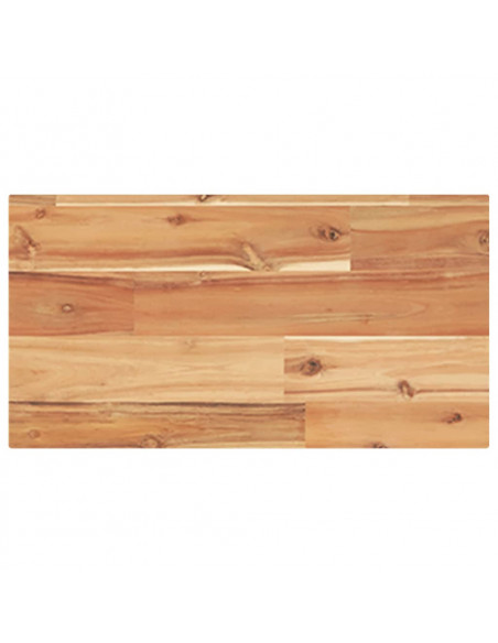 Ripiano a Parete 40x20x2 cm Legno Massello Acacia Rifinito Olio