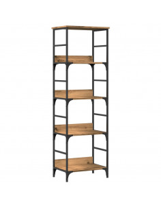 Libreria Rovere Artigianale 50x33x153 cm in Truciolato 2