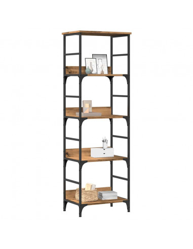 Libreria Rovere Artigianale 50x33x153 cm in Truciolato