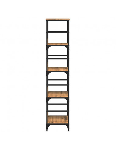 Libreria Rovere Artigianale 50x33x153 cm in Truciolato