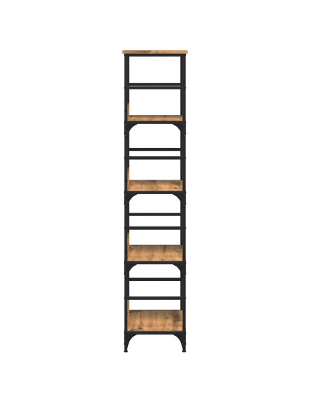 Libreria Rovere Artigianale 50x33x153 cm in Truciolato