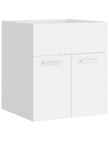 Set Mobili da Bagno Bianco in Legno Multistrato