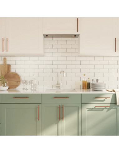 Maniglie per Mobili 20 pz Bronzo 160 mm in Acciaio Inox