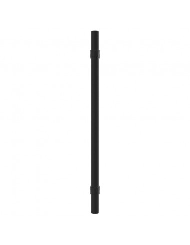 Maniglie per Mobili 10 pz Nere 192 mm in Acciaio Inox