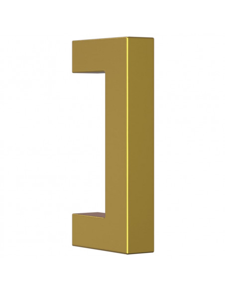 Maniglie per Mobili 10pz Oro 64mm in Acciaio Inox