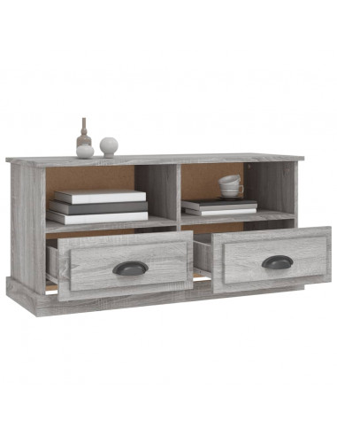 Mobile TV Grigio Sonoma 93x35,5x45 cm in Legno Multistrato