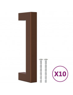 Maniglie per Mobili 10pz Bronzo 96mm in Acciaio Inox 2