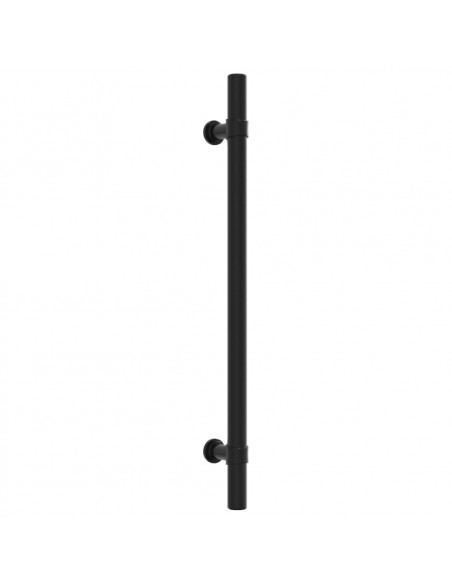 Maniglie per Mobili 5pz Nere 192mm in Acciaio Inox