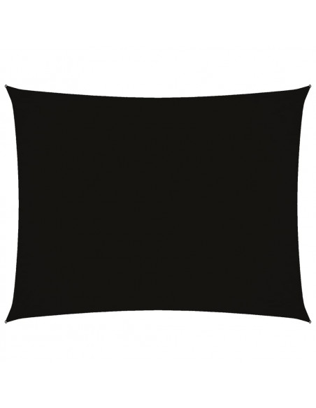 Parasole a Vela Oxford Rettangolare 2,5x3,5 m Nero