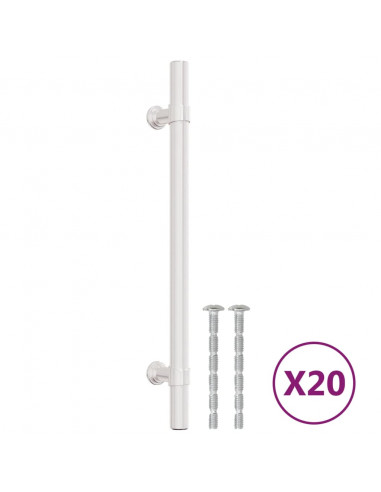 Maniglie per Mobili 20 pz Argento 160 mm in Acciaio Inox