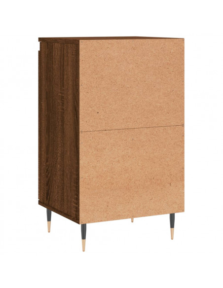 Credenza Rovere Marrone 40x35x70 cm in Legno Multistrato