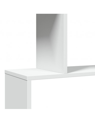 Libreria Divisorio 3 Ripiani Bianca 70x24x97 cm in Truciolato