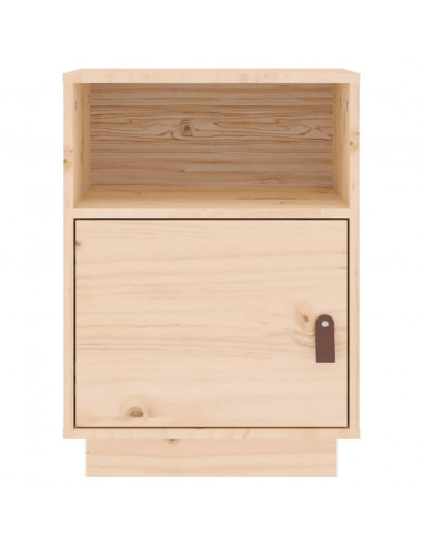 Comodini 2 pz 40x34x55 cm in Legno Massello di Pino