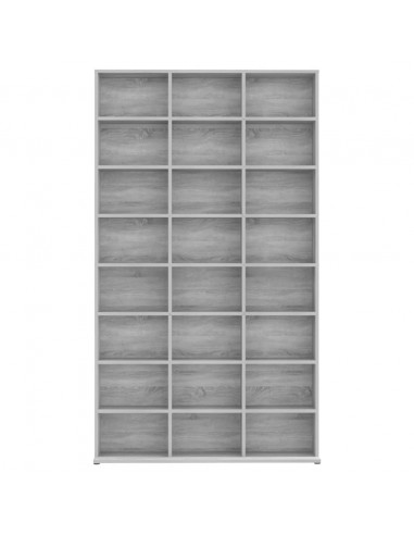 Mobile Porta CD Grigio Sonoma 102x23x177,5 cm Legno Multistrato