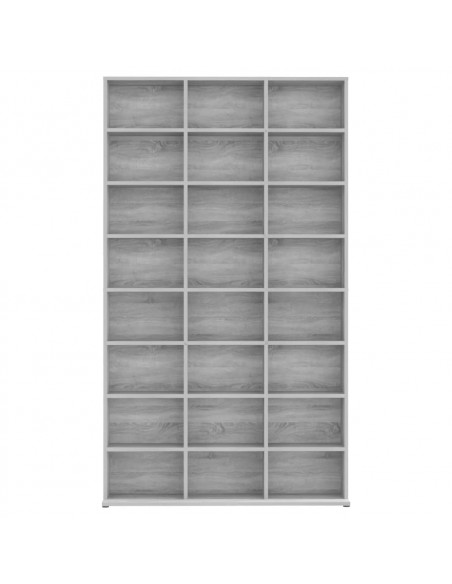 Mobile Porta CD Grigio Sonoma 102x23x177,5 cm Legno Multistrato