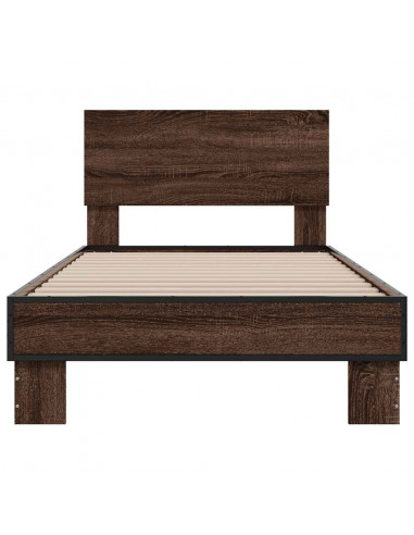 Giroletto Rovere Marrone 75x190 cm Legno Multistrato e Metallo