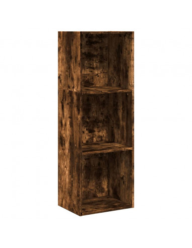 Libreria Rovere Fumo 40x30x114 cm in Legno Multistrato