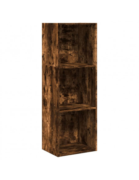 Libreria Rovere Fumo 40x30x114 cm in Legno Multistrato
