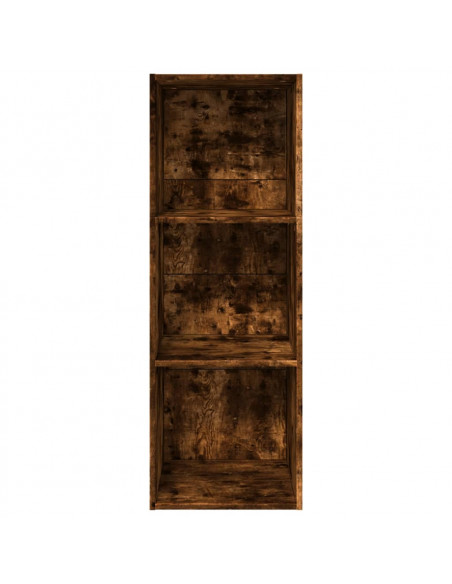 Libreria Rovere Fumo 40x30x114 cm in Legno Multistrato