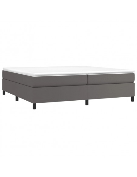 Giroletto a Molle Grigio 200x200 cm in Similpelle