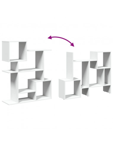 Libreria Divisorio Bianca 92x29x112 cm in Truciolato