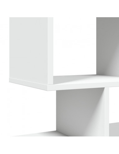 Libreria Divisorio Bianca 92x29x112 cm in Truciolato