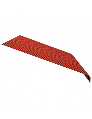 Tenda da Sole in Tela Arancione e Marrone 500x300 cm