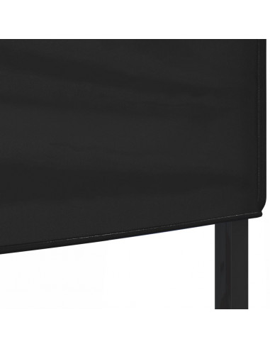 Tenda per Feste Pieghevole Nera 3x3 m