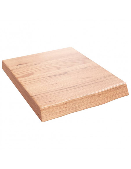 Ripiano Muro Marrone 40x50x(2-6) cm Massello Rovere Trattato