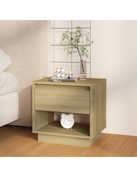 Comodini 2 pz Rovere Sonoma 45x34x44 cm in Truciolato