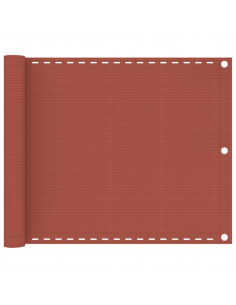 Paravento da Balcone Terracotta 75x600 cm in HDPE 2