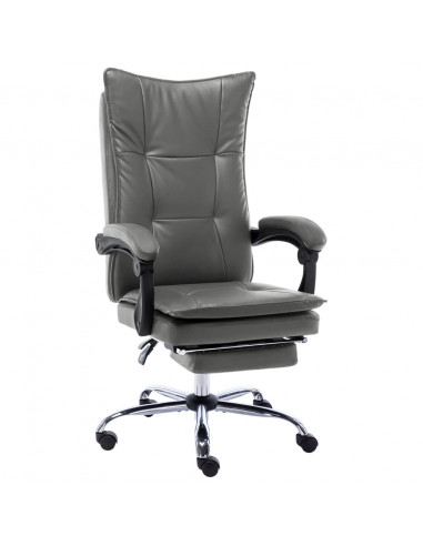 Sedia da Ufficio Antracite in Similpelle