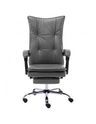 Sedia da Ufficio Antracite in Similpelle