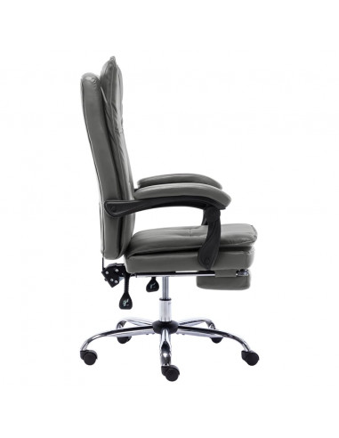 Sedia da Ufficio Antracite in Similpelle