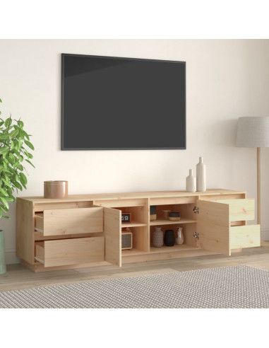 Mobile Porta TV 176x37x47,5 cm in Legno Massello di Pino