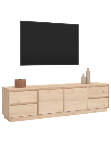 Mobile Porta TV 176x37x47,5 cm in Legno Massello di Pino