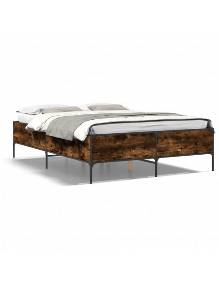 Giroletto Rovere Fumo 120x200 cm in Legno Multistrato Metallo