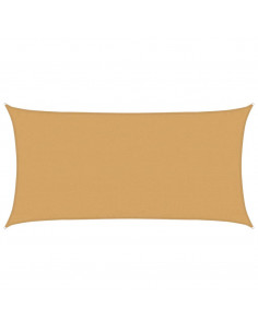 Vela Parasole 160 g/m² Rettangolare Sabbia 3x6 m in HDPE 2