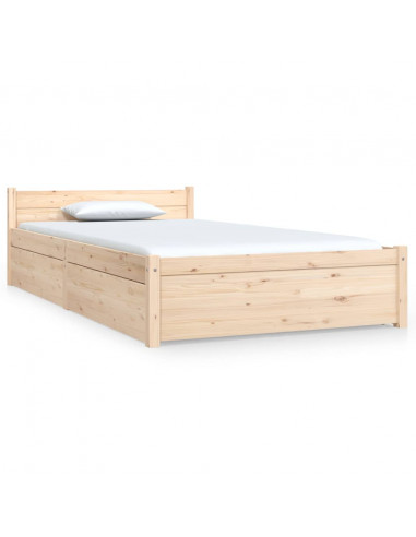 Giroletto con Cassetti 90x190 cm Single