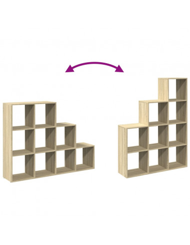 Libreria 4 Ripiani Rovere Sonoma 137,5x29x103,5 cm Truciolato