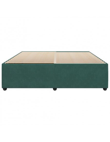 Giroletto Verde Scuro 200x200 cm in Velluto