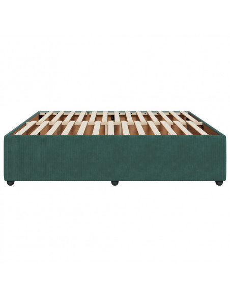 Giroletto Verde Scuro 200x200 cm in Velluto